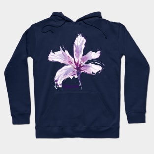 Floral Radiance: Bloom Like a Flower Inspirational Hoodie